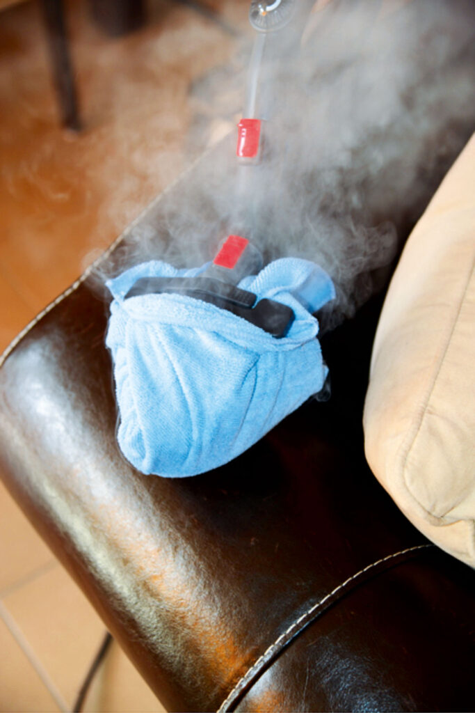 la vapeur sèche contre les acariens